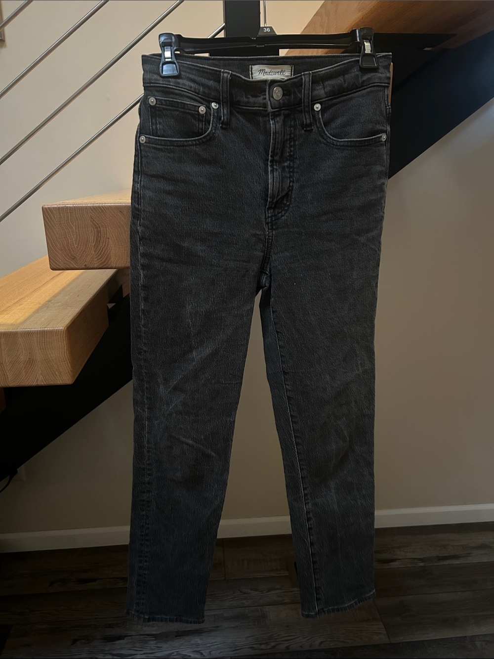 Madewell  Black Jeans fair trade certified factory  the perfect vintage jeans